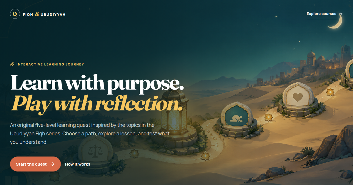 Fiqh Quest game preview