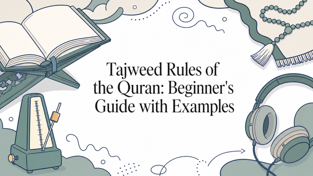 Tajweed Rules of the Quran: Beginner's Guide with Examples