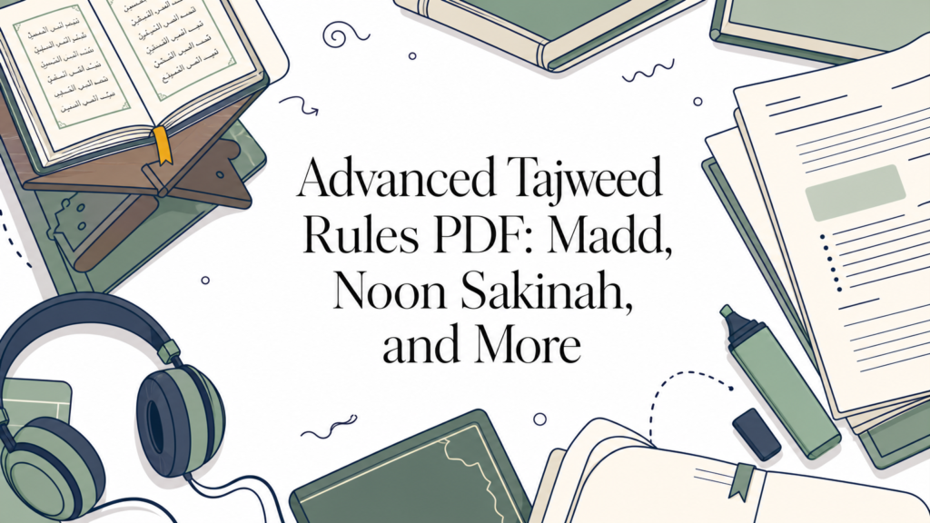 Advanced Tajweed Rules PDF: Madd, Noon Sakinah, and More