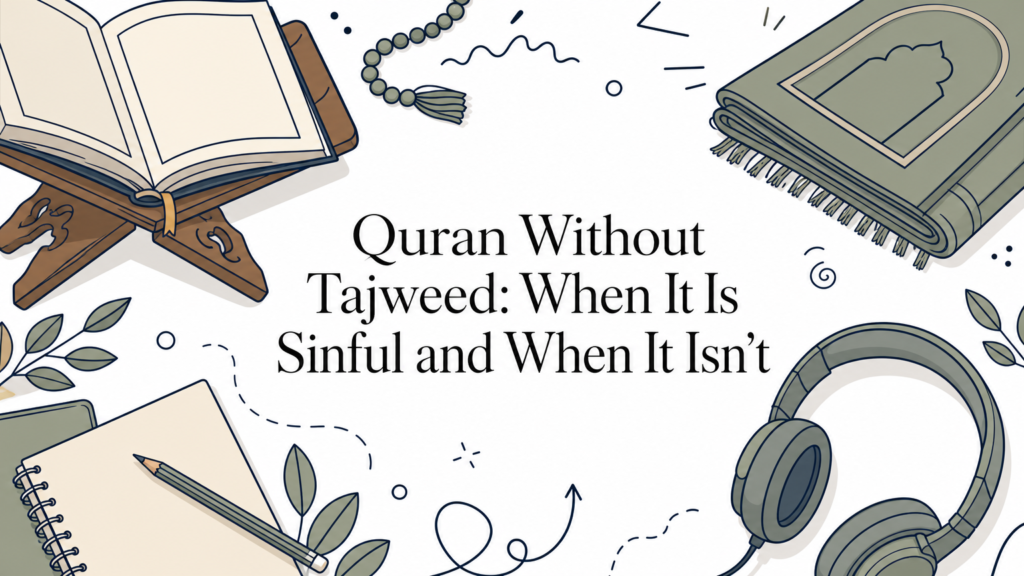 Quran Without Tajweed: When It Is Sinful and When It Isn't