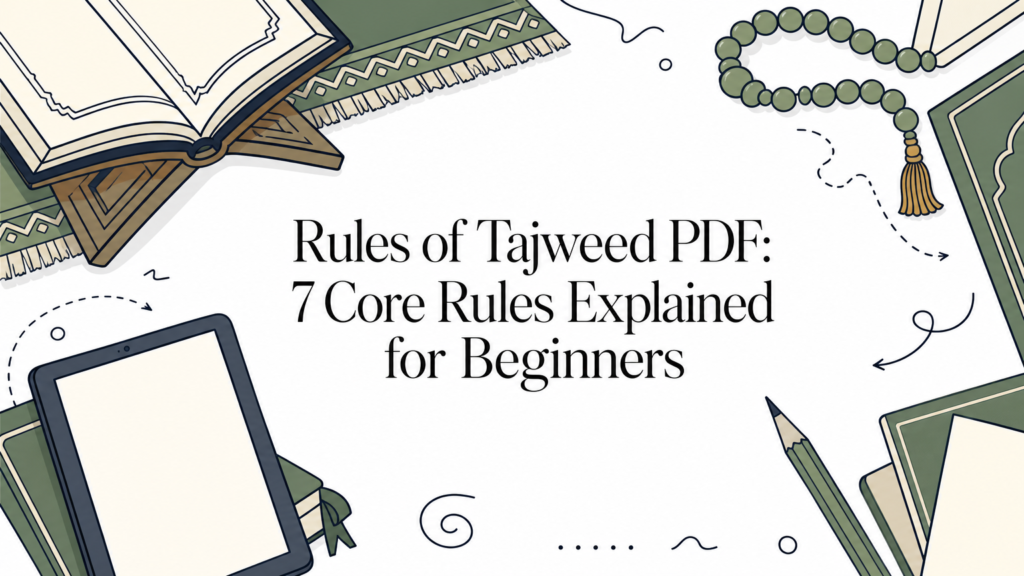 Rules of Tajweed PDF: 7 Core Rules Explained for Beginners